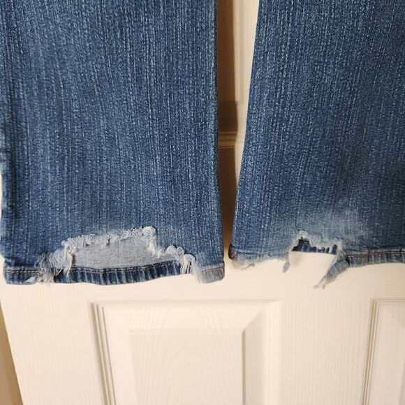 Rue21 13 / 14 are slim boot Dark Blue jeans denim women's - Picture 7 of 7
